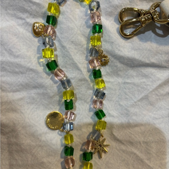 Bandolier Cream Crossbody Phone Case Set with Red Stripe - Picture 6 of 8